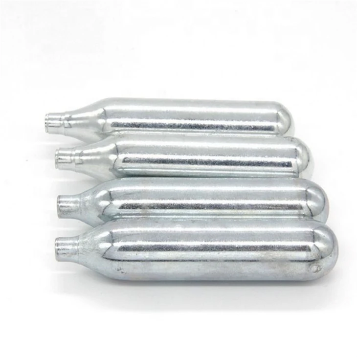 Kompleetset Pistool Met Geluidsdemper, Munitie/Co2 Patronen. 3 Joule，Co2 Cartridge, 12 Gr.20 Stk，12 Gram C02 Cartridges